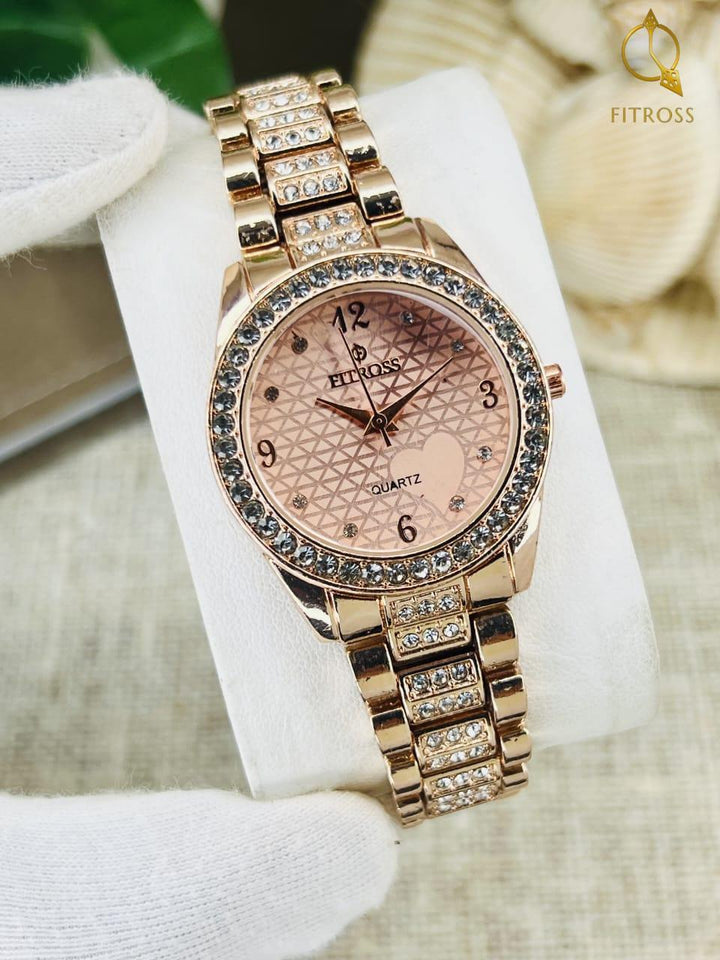 Stylish Women's Quartz Watch - Water Resistant - 1 Pc Silver Chain Strap