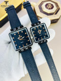 Stylish Quartz Couple Watches - 2 Pcs, Water Resistant