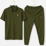 Men's Dri Fit Track Suit - 2 Pcs Texture Set