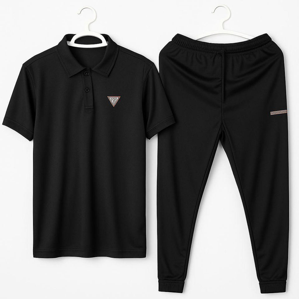 Men's Dri Fit Track Suit - 2 Pcs Texture Set